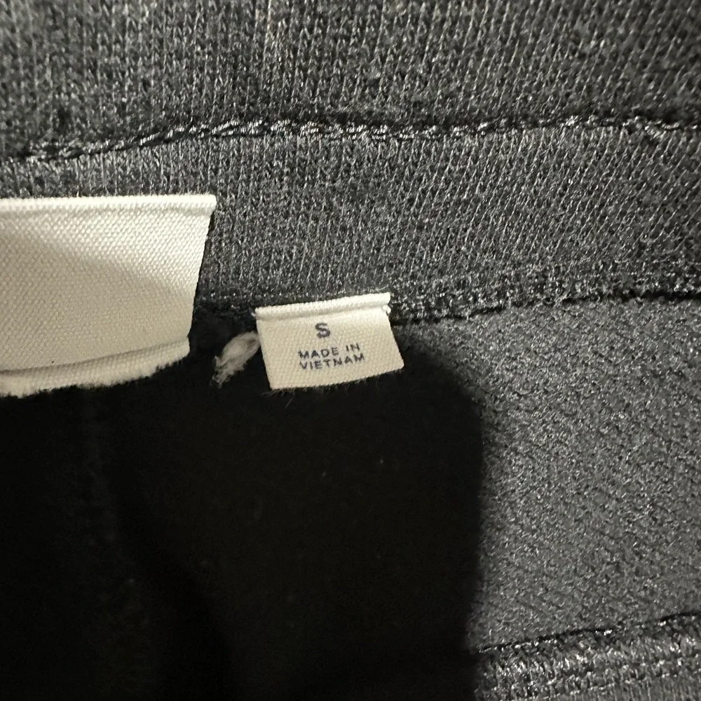 Gap Sweatpants Men's Small Black Cotton Drawstring Waist Tapered leg‎ Athletic